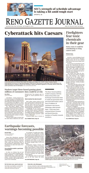 Reno Gazette Journal - 16 Sep 2023