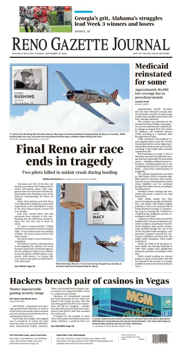 Reno Gazette Journal - 19 Sep 2023