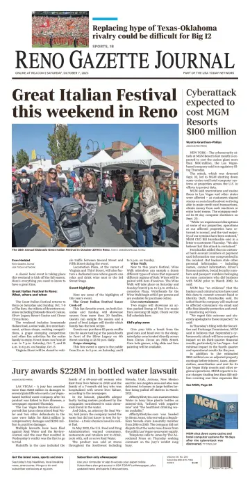 Reno Gazette Journal - 7 Oct 2023