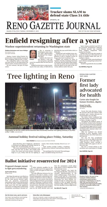 Reno Gazette Journal - 21 Nov 2023