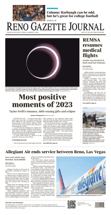 Reno Gazette Journal - 2 Jan 2024