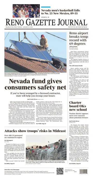 Reno Gazette Journal - 30 Jan 2024