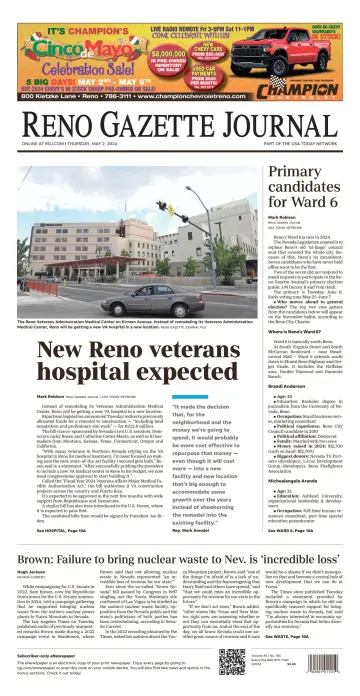 Reno Gazette Journal - 02 maio 2024