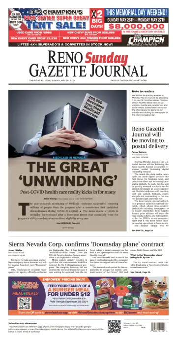 Reno Gazette Journal - 26 May 2024
