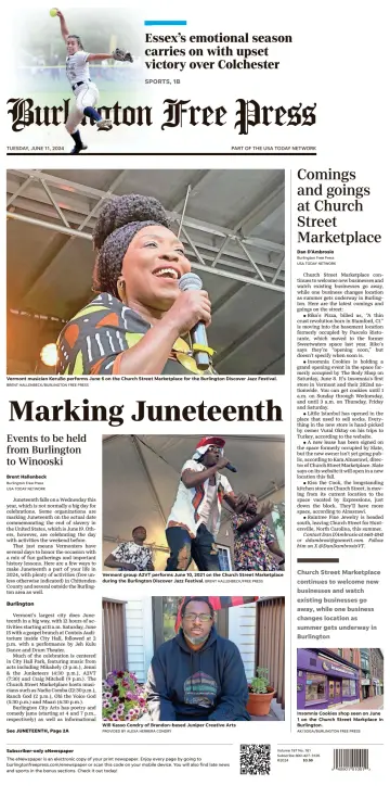 Burlington Free Press - 11 juin 2024