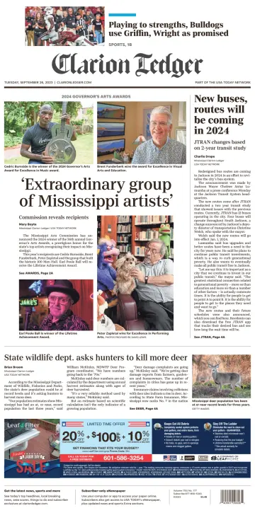 Clarion Ledger - 26 Sep 2023