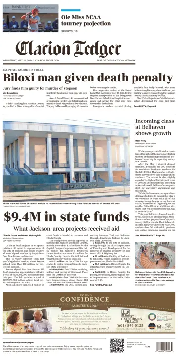 Clarion Ledger - 15 May 2024