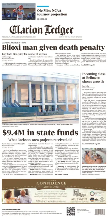 Clarion Ledger - 15 5월 2024