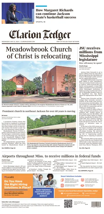 Clarion Ledger - 22 May 2024