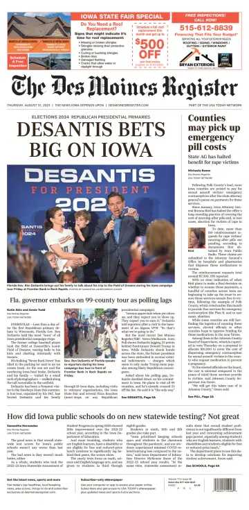 The Des Moines Register - 31 août 2023