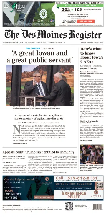 The Des Moines Register - 07 févr. 2024