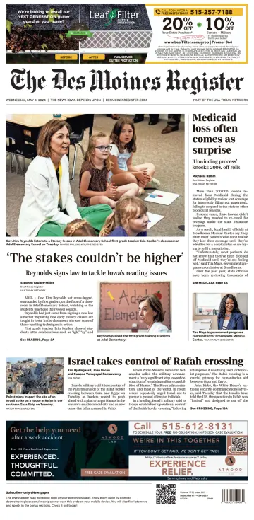The Des Moines Register - 8 May 2024