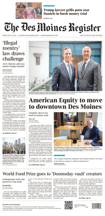 The Des Moines Register - 10 May 2024