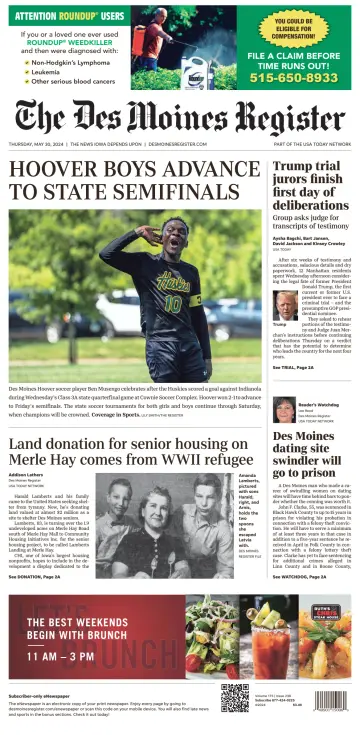 The Des Moines Register - 30 May 2024
