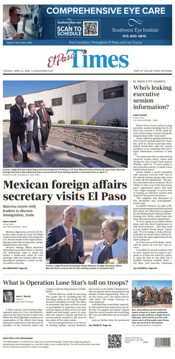 El Paso Times - 23 abril 2024