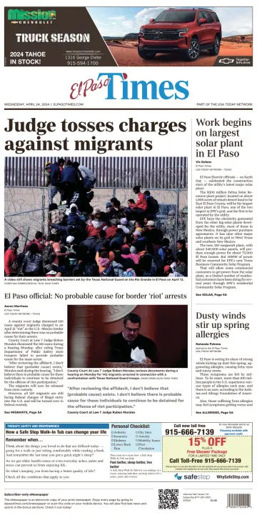 El Paso Times - 24 Ebri 2024