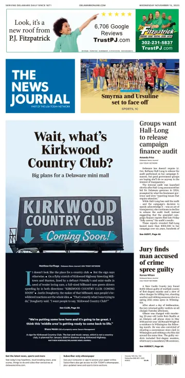 The News Journal - 15 Nov 2023