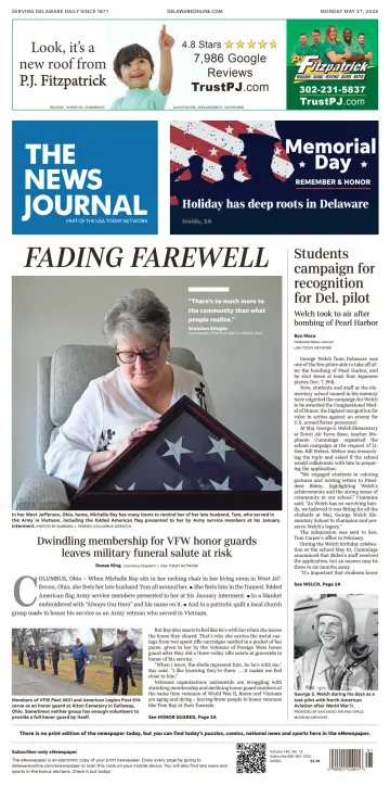 The News Journal - 27 May 2024