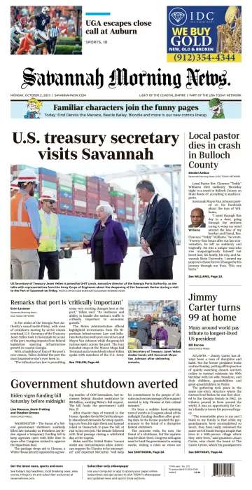 Savannah Morning News - 2 Oct 2023