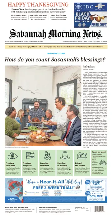 Savannah Morning News - 22 Nov 2023