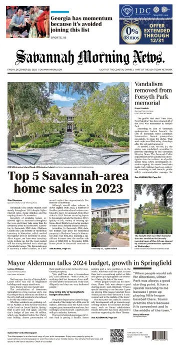 Savannah Morning News - 29 Dec 2023