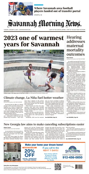 Savannah Morning News - 9 Jan 2024