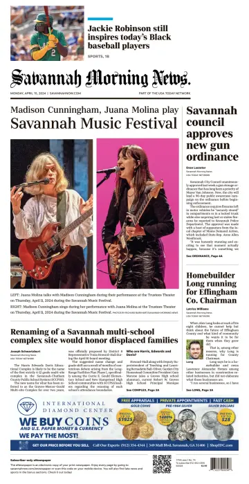 Savannah Morning News - 15 Apr 2024