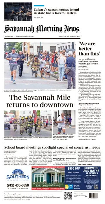 Savannah Morning News - 21 May 2024
