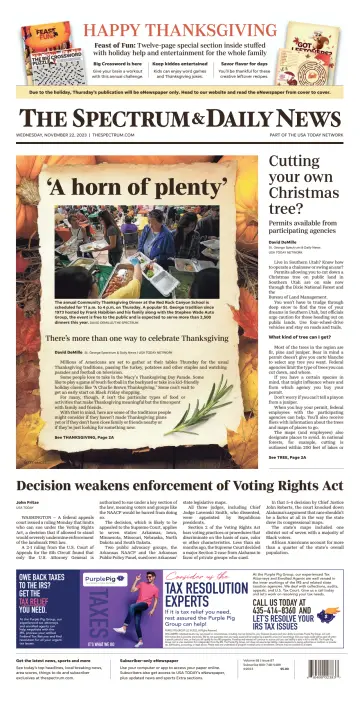 The Spectrum & Daily News - 22 Nov 2023