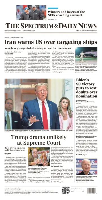 The Spectrum & Daily News - 05 二月 2024