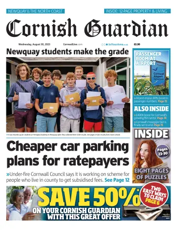Cornish Guardian (Newquay & the North Coast) - 30 Aug 2023