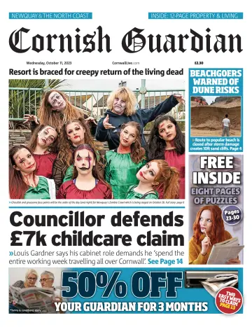 Cornish Guardian (Newquay & the North Coast) - 11 Oct 2023
