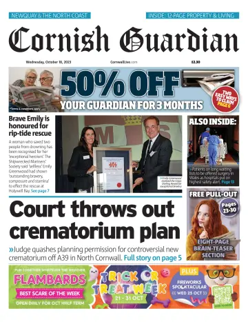 Cornish Guardian (Newquay & the North Coast) - 18 Oct 2023