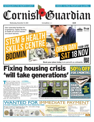 Cornish Guardian (Newquay & the North Coast) - 15 Nov 2023