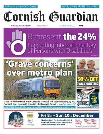 Cornish Guardian (Newquay & the North Coast) - 29 Nov 2023