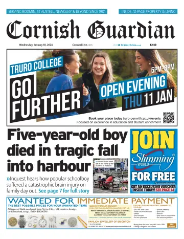 Cornish Guardian (Newquay & the North Coast) - 10 janv. 2024