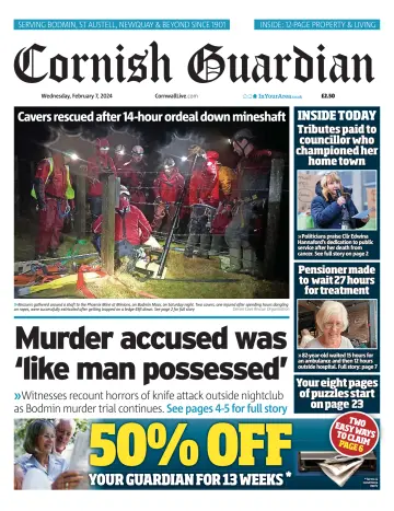 Cornish Guardian (Newquay & the North Coast) - 07 févr. 2024