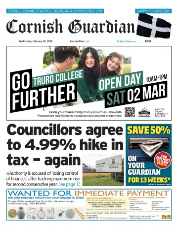 Cornish Guardian (Newquay & the North Coast) - 28 févr. 2024