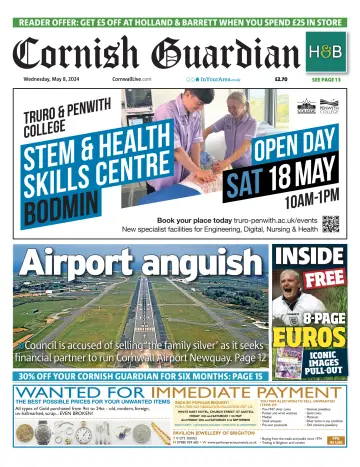 Cornish Guardian (Newquay & the North Coast) - 8 May 2024