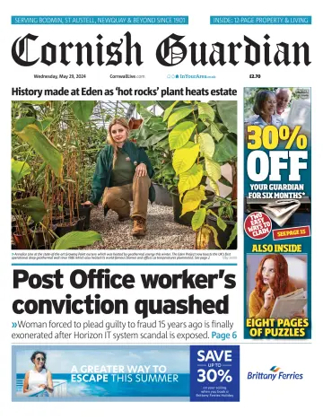 Cornish Guardian (Newquay & the North Coast) - 29 May 2024