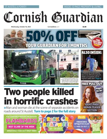Cornish Guardian (St. Austell & Fowey) - 18 10月 2023