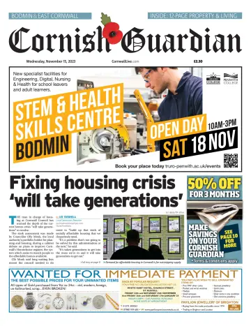 Cornish Guardian (Bodmin & East Cornwall) - 15 Nov 2023