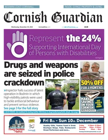 Cornish Guardian (Bodmin & East Cornwall) - 29 Nov 2023