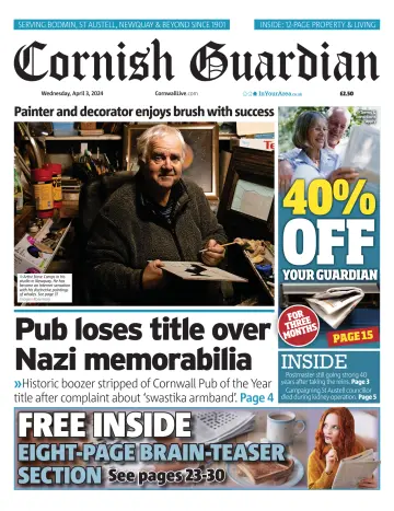 Cornish Guardian (Bodmin & East Cornwall) - 03 4월 2024