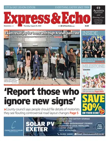 Express & Echo (City & East Devon Edition) - 24 Aug 2023