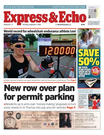 Express & Echo (City & East Devon Edition) - 7 Sep 2023
