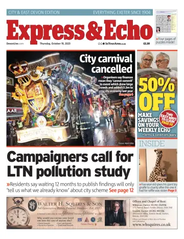 Express & Echo (City & East Devon Edition) - 19 Oct 2023