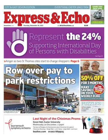 Express & Echo (City & East Devon Edition) - 30 Nov 2023