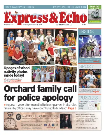 Express & Echo (City & East Devon Edition) - 28 Dec 2023