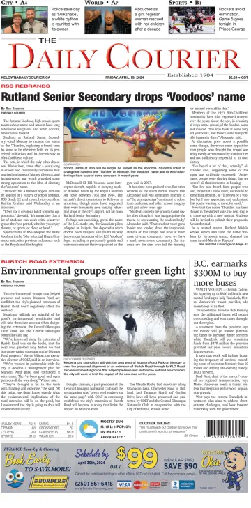 The Daily Courier - 19 4월 2024